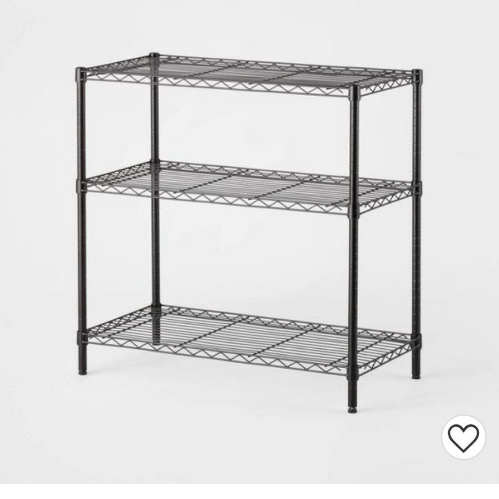 3 Tier Wide Wire Shelving - Brightroom™
